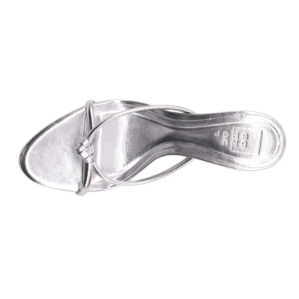 Heidi Heel Metallic Evening Sandals sold by Shoebacca product image thumbnail 4