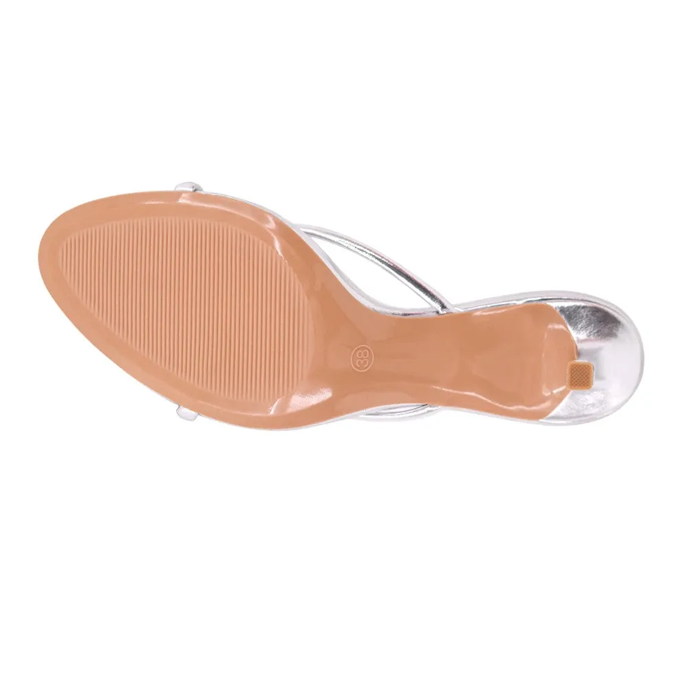 Heidi Heel Metallic Evening Sandals sold by Shoebacca product image thumbnail 5