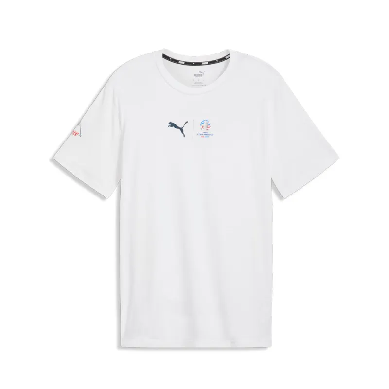 Conmebol Copa Cumbre Graphic Crew Neck Short Sleeve T-Shirt made by Puma