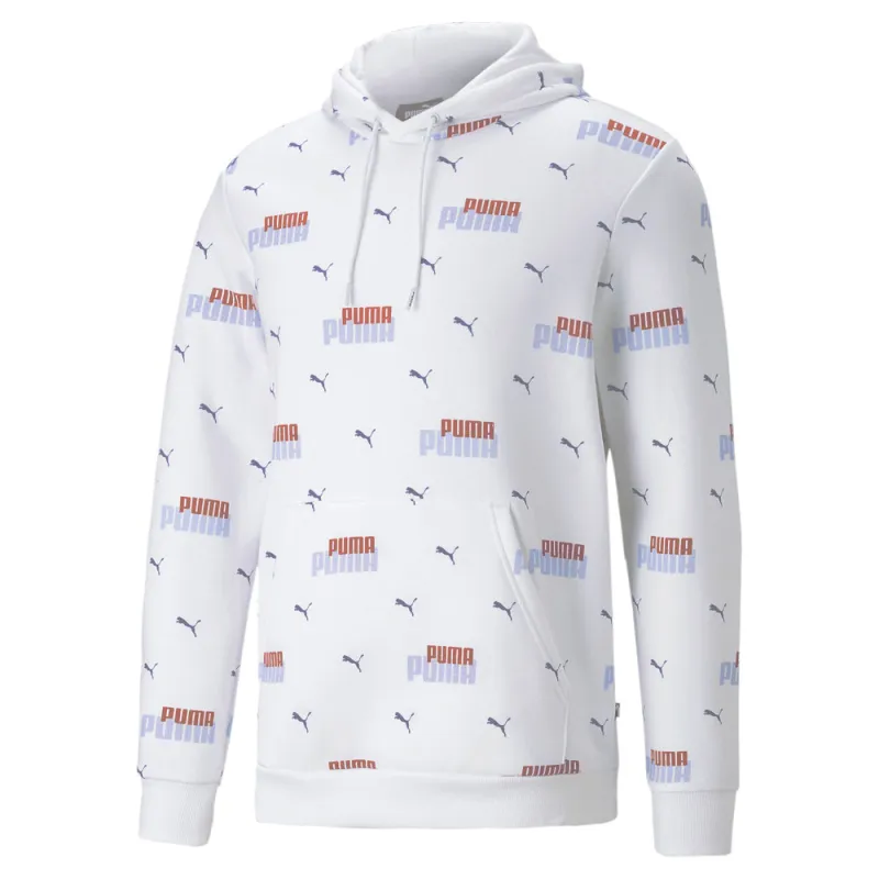 Essentials Logo Power Graphic Pullover Hoodie made by Puma