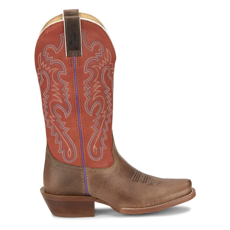 Breaking News 13 Inch Square Toe Cowboy Boots made by Justin Boots