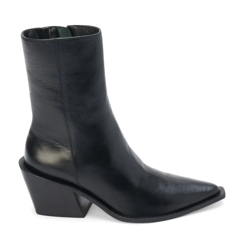 Cleo Pointed Toe Zippered Booties sold by Shoebacca