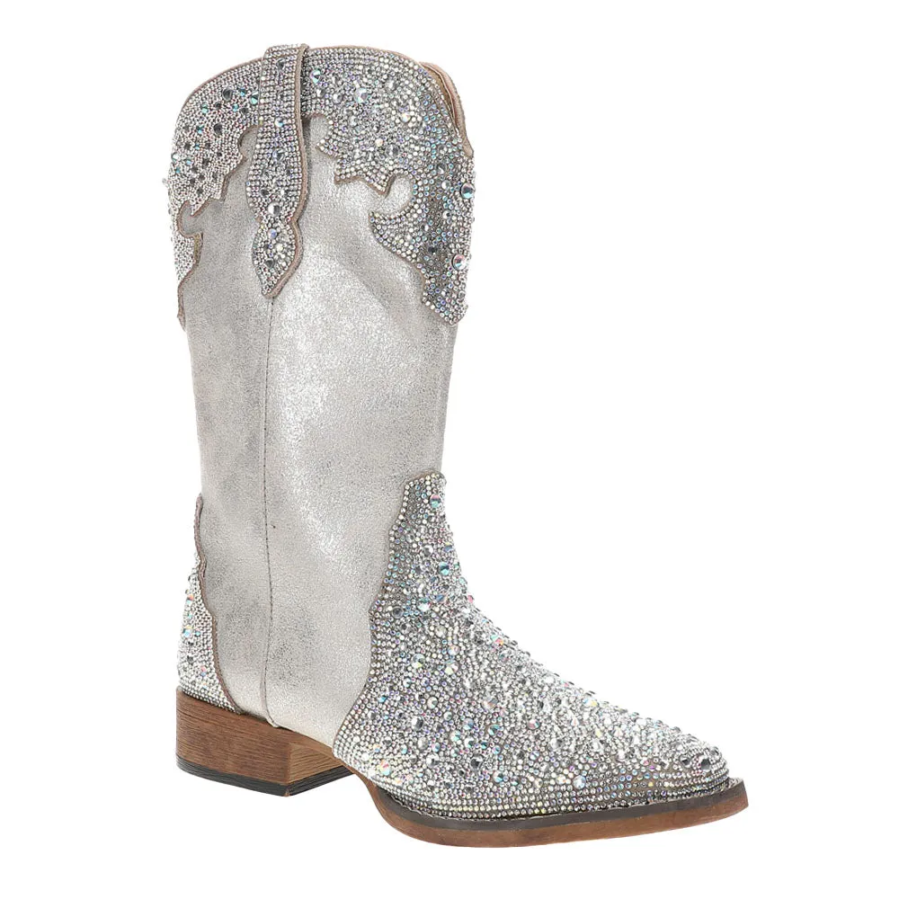 Starlit Rhinestone Square Toe Cowboy Boots sold by Shoebacca product image thumbnail 2