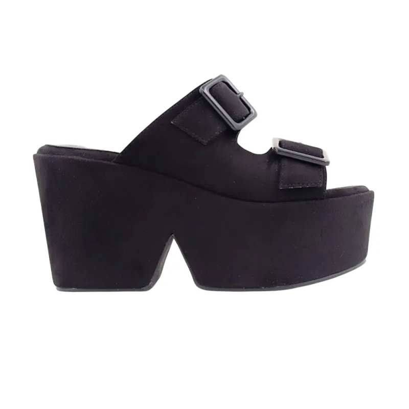 Graceland Platform Slide Wedge Sandals made by ShuShop