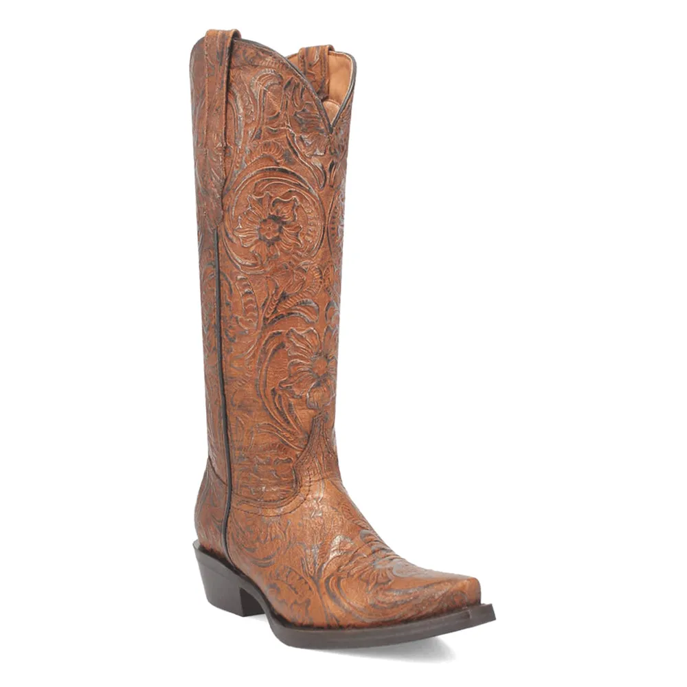 Bellona Embossed Snip Toe Pull On Cowboy Boots sold by Shoebacca product image thumbnail 2