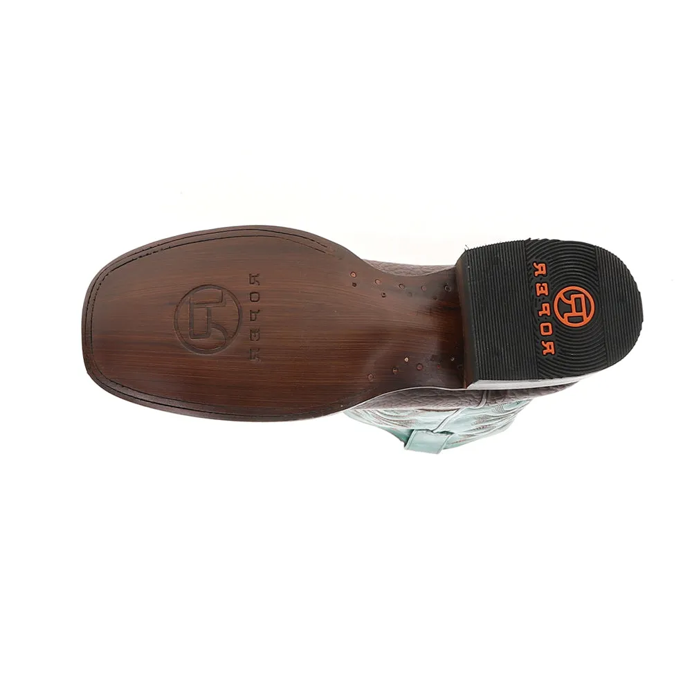 Tough Embroidered Square Toe Pull On Cowboy Boots sold by Shoebacca product image thumbnail 5