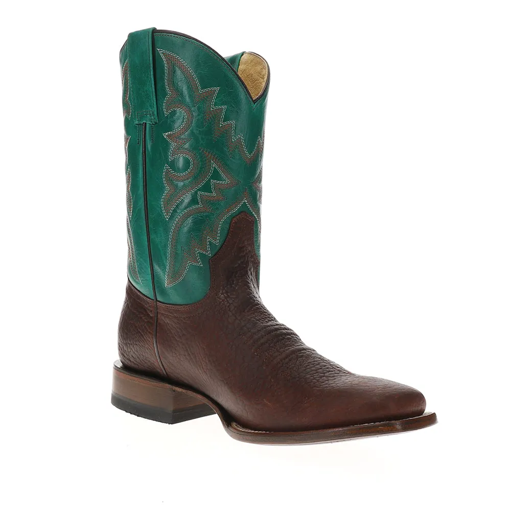 Tough Embroidered Square Toe Pull On Cowboy Boots sold by Shoebacca product image thumbnail 2