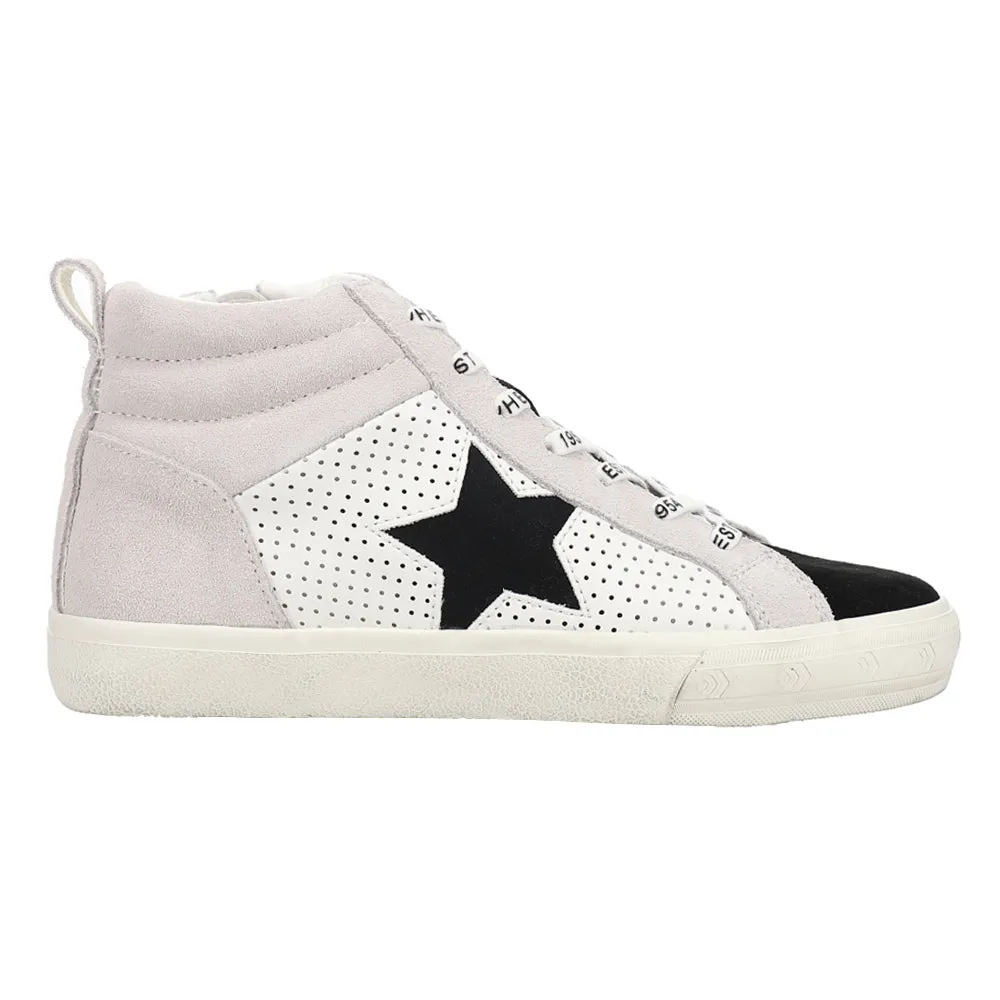 Lester Perforated High Top Slip On Sneakers sold by Shoebacca