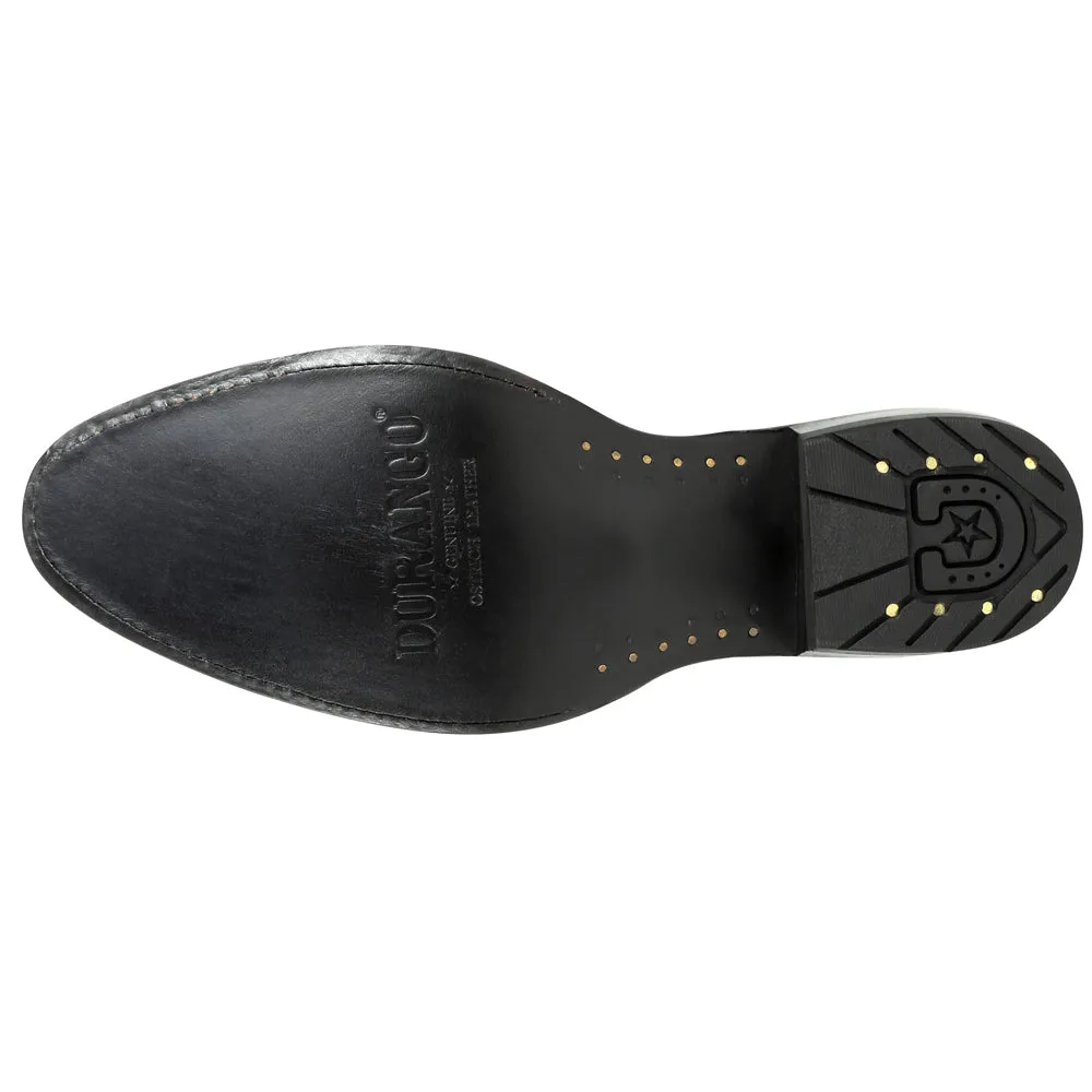 Premium Exotic Full Quill Ostrich Embroidered Round Toe Pull On Cowboy Boots sold by Shoebacca product image thumbnail 5