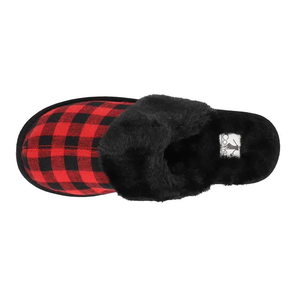 Snooze Plaid Scuff Slippers sold by Shoebacca product image thumbnail 4