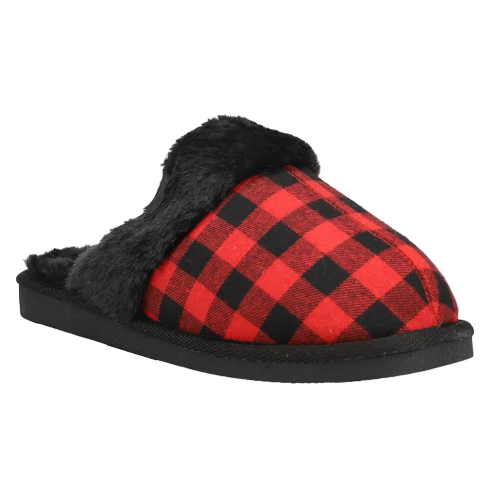 Snooze Plaid Scuff Slippers sold by Shoebacca product image thumbnail 2
