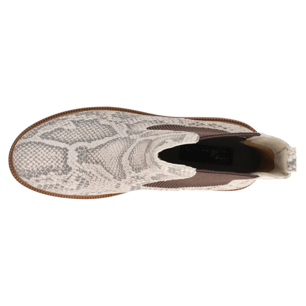 Albany Snake Round Toe Chelsea Boots sold by Shoebacca product image thumbnail 4