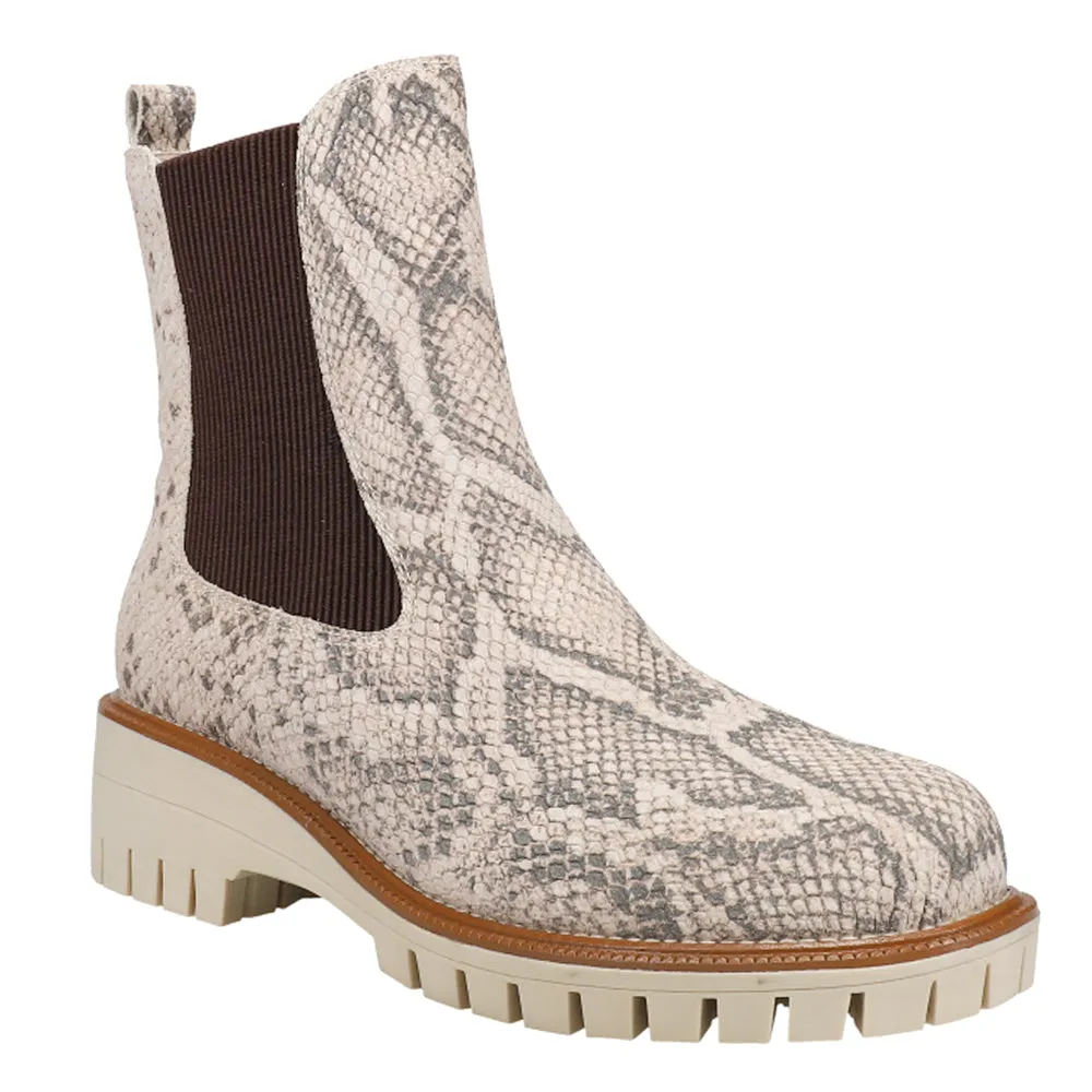 Albany Snake Round Toe Chelsea Boots sold by Shoebacca product image thumbnail 2