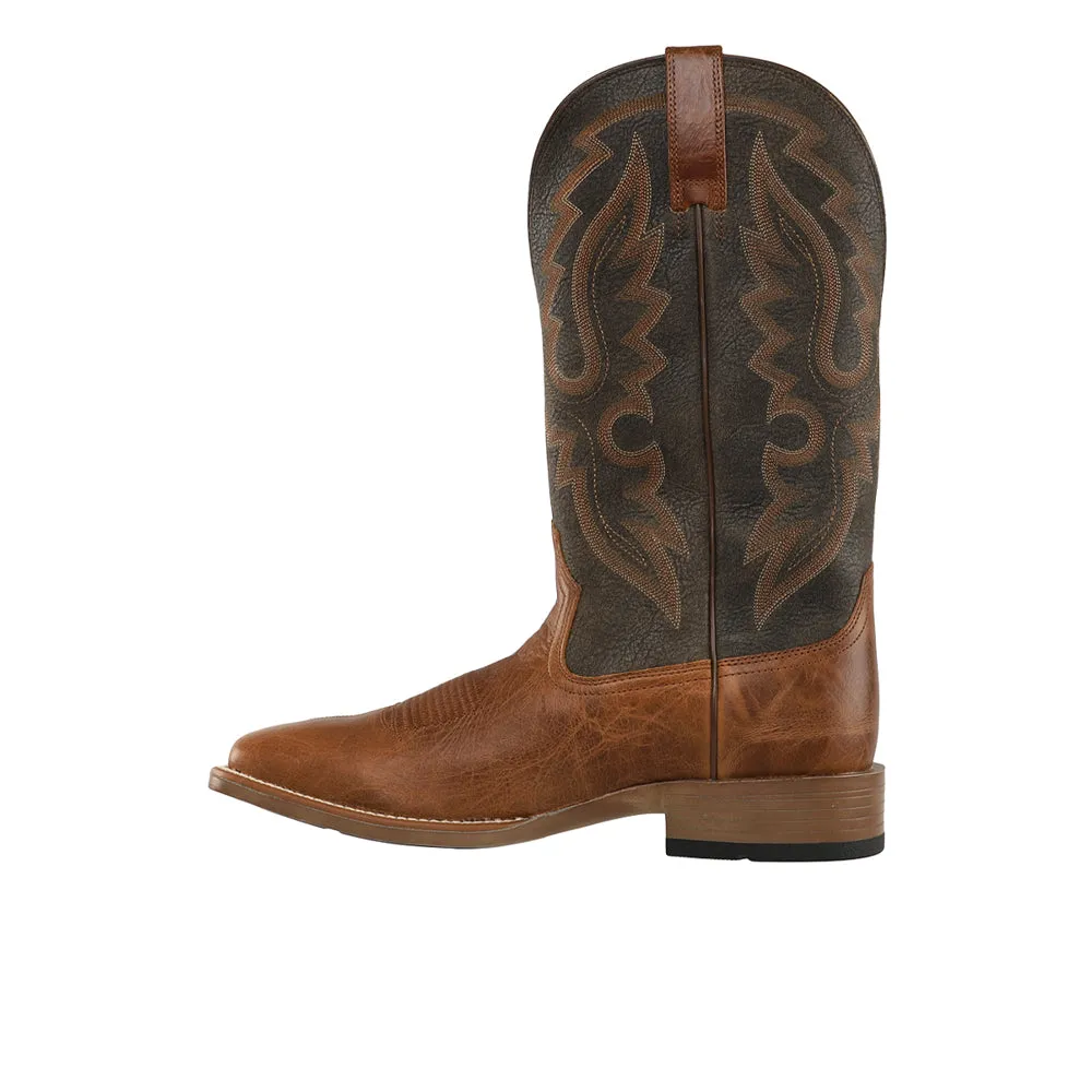 Barton Ultra Rustic Embroidered Pull On Cowboy Square Toe Boots sold by Shoebacca product image thumbnail 3