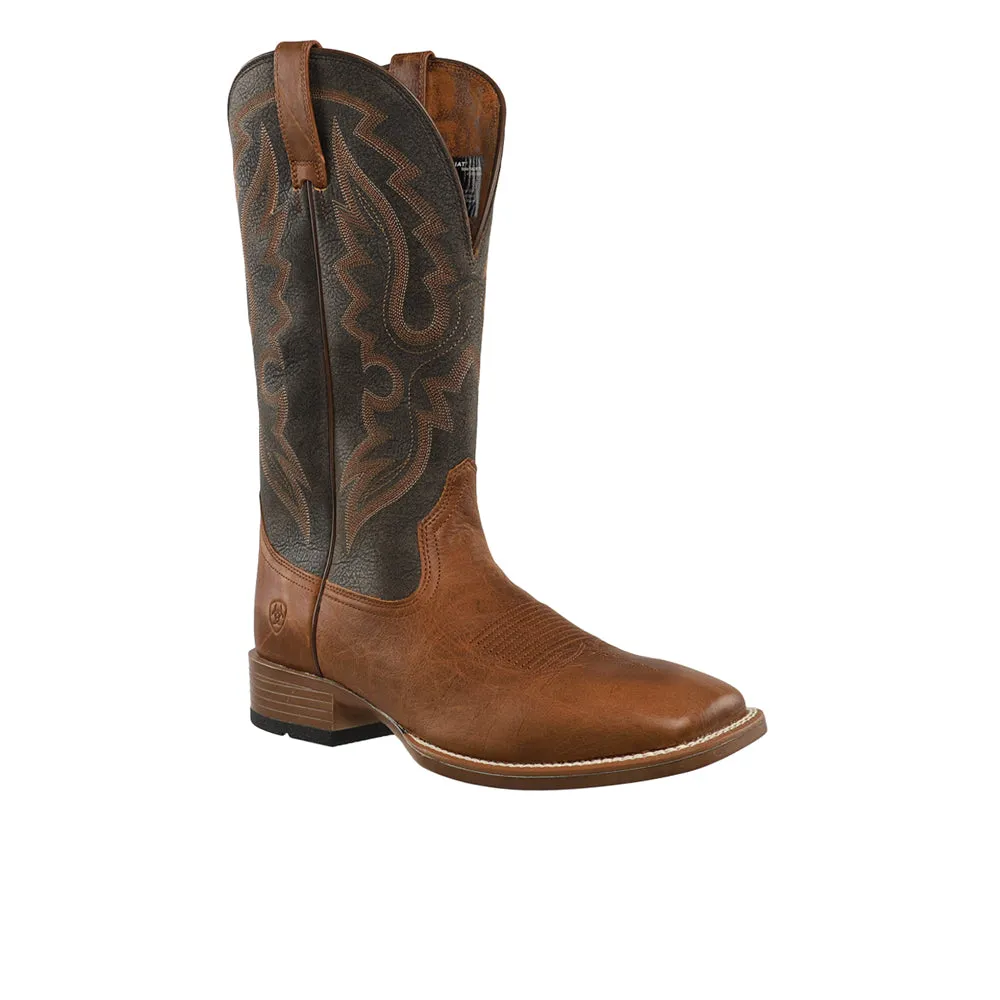 Barton Ultra Rustic Embroidered Pull On Cowboy Square Toe Boots sold by Shoebacca product image thumbnail 2