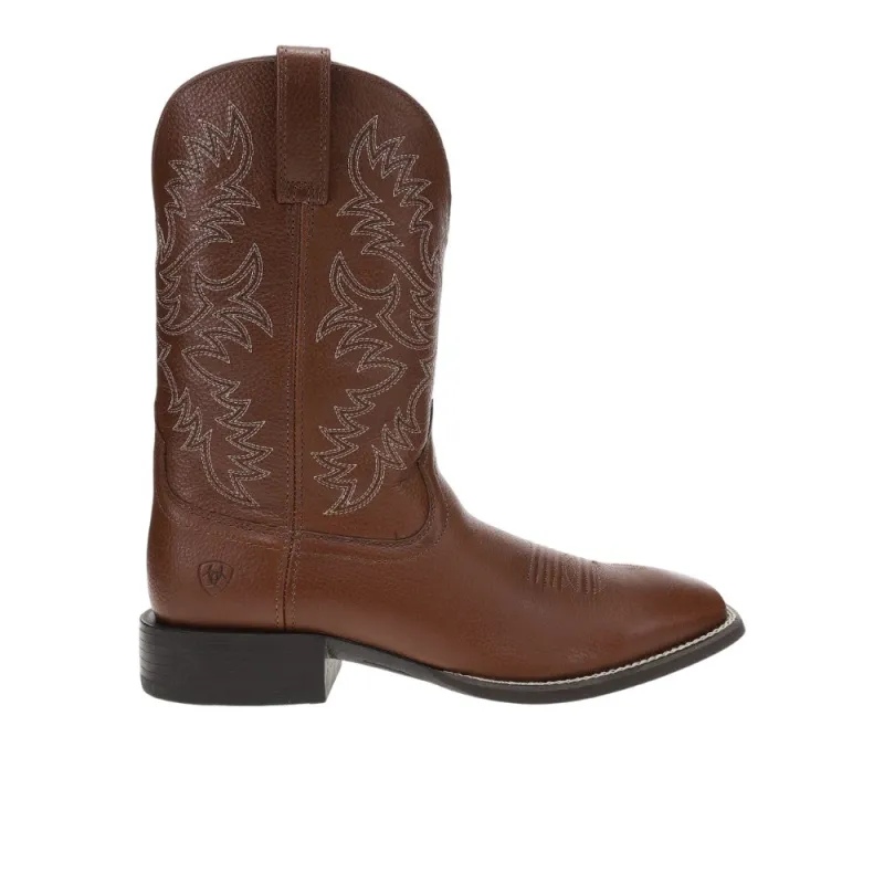 Sport Latigo Embroidered Square Toe Pull On Cowboy Boots made by Ariat
