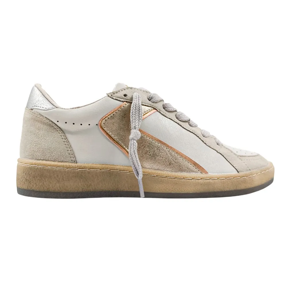 Salma Metallic Lace Up Sneakers sold by Shoebacca