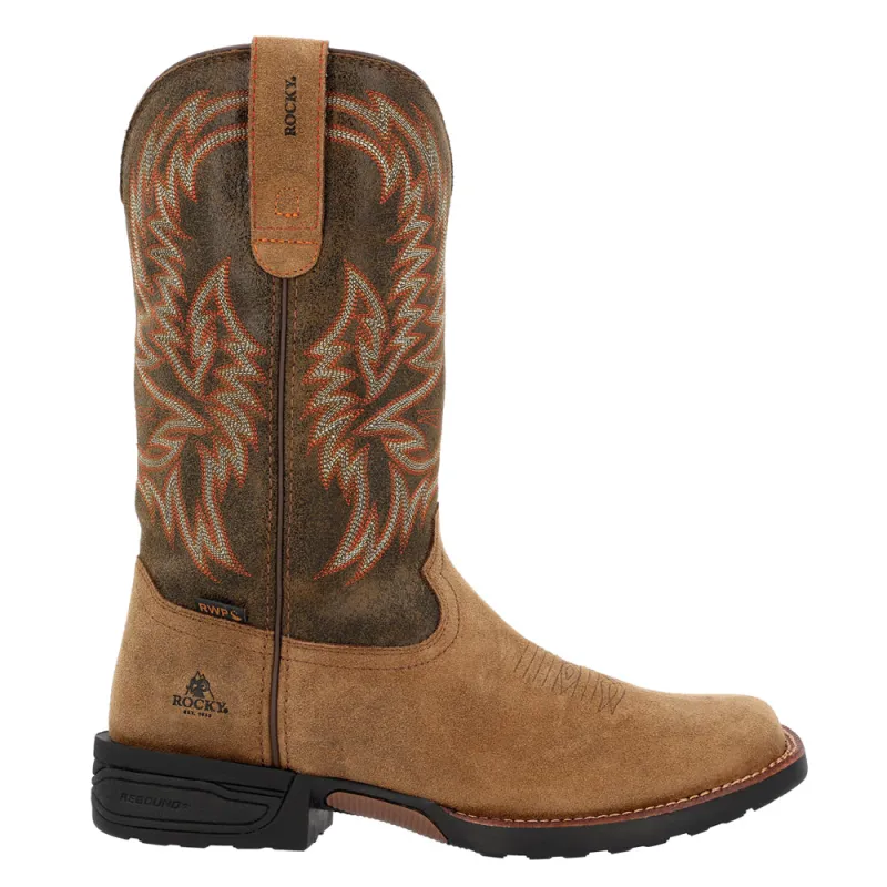 Bronco 12 Inch Waterproof Soft Toe Work Boots made by Rocky