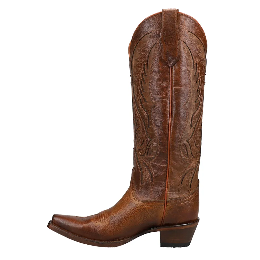 Bronze Tooled Inlay Snip Toe Cowboy Boots sold by Shoebacca product image thumbnail 3