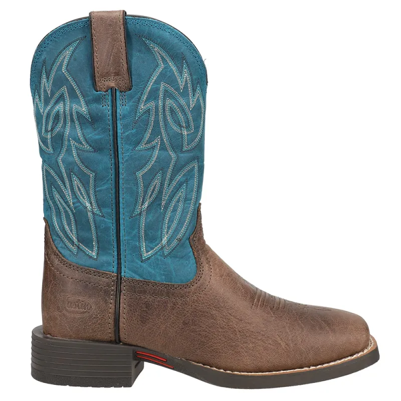 Canter 11 Inch Square Toe Cowboy Boots made by Justin Boots