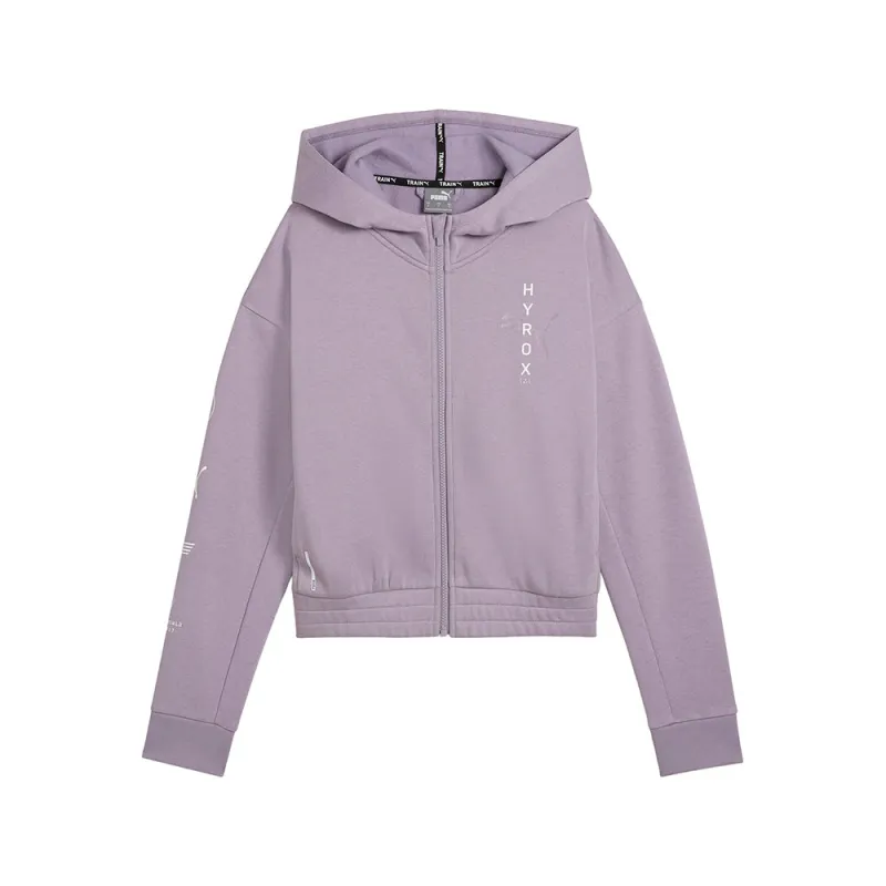 PUMA X HYROX Train Favorite Fleece Full Zip Hooded Jacket sold by Shoebacca