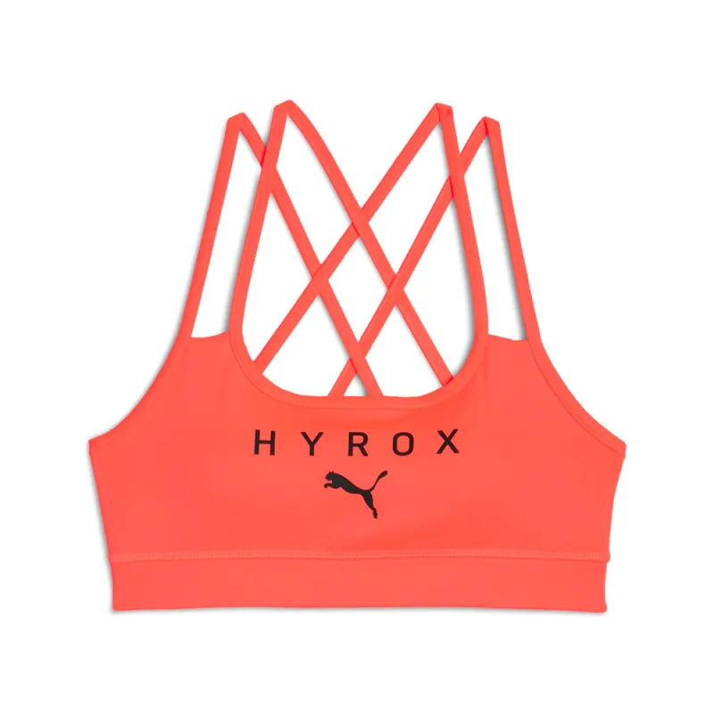 PUMA X HYROX Move Low Impact Strappy Sports Bra sold by Shoebacca