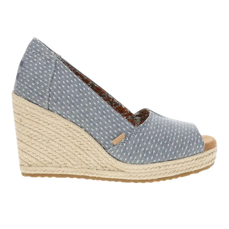 Essential Wedge Peep Toe Sandals made by Toms