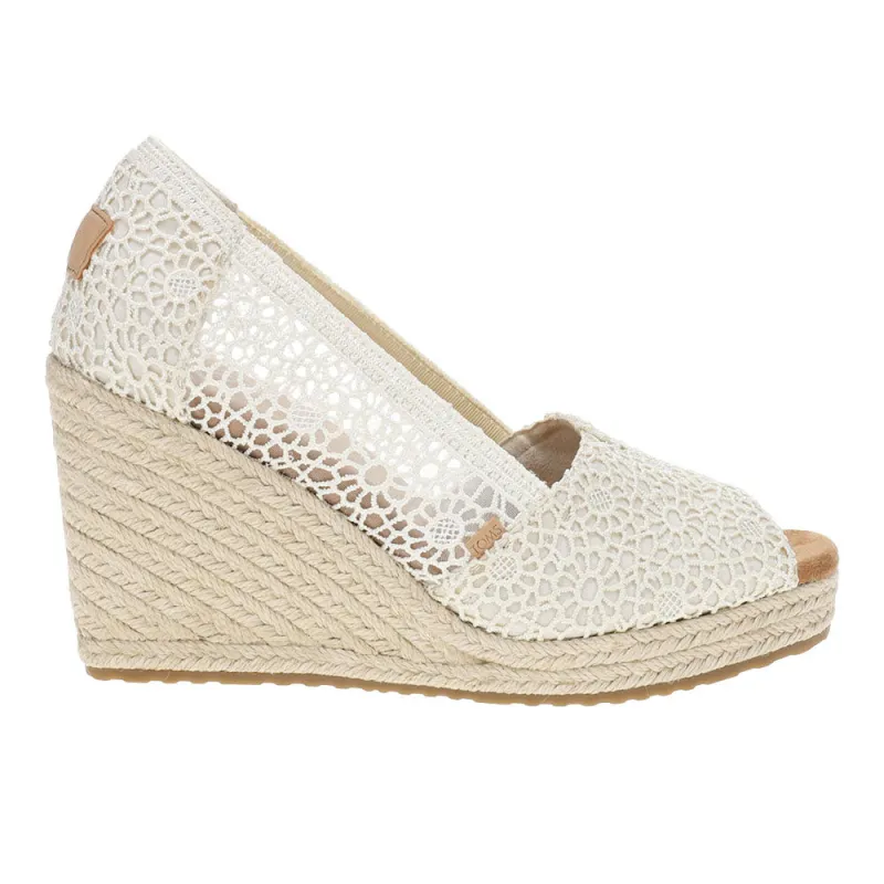 Essential Wedge Peep Toe Sandals made by Toms