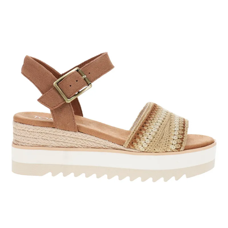 Diana Platform Espadrille Wedge Sandals made by Toms