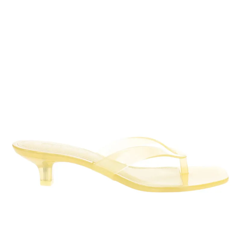 Tracie Jelly Kitten Heel Sandals sold by Shoebacca
