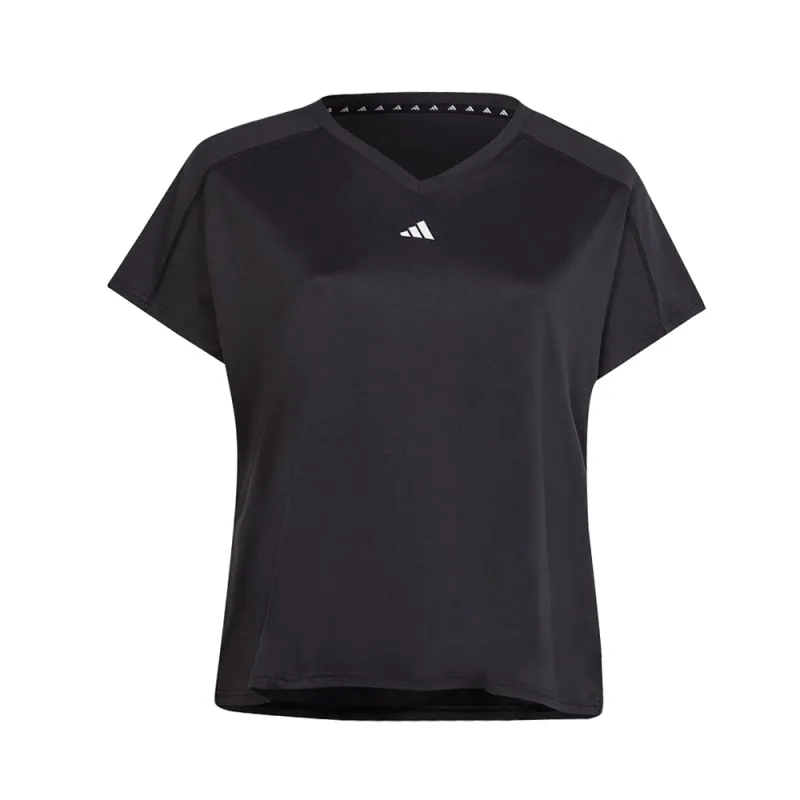 AEROREADY Workout Essentials V-Neck T-Shirt (Plus) made by Adidas