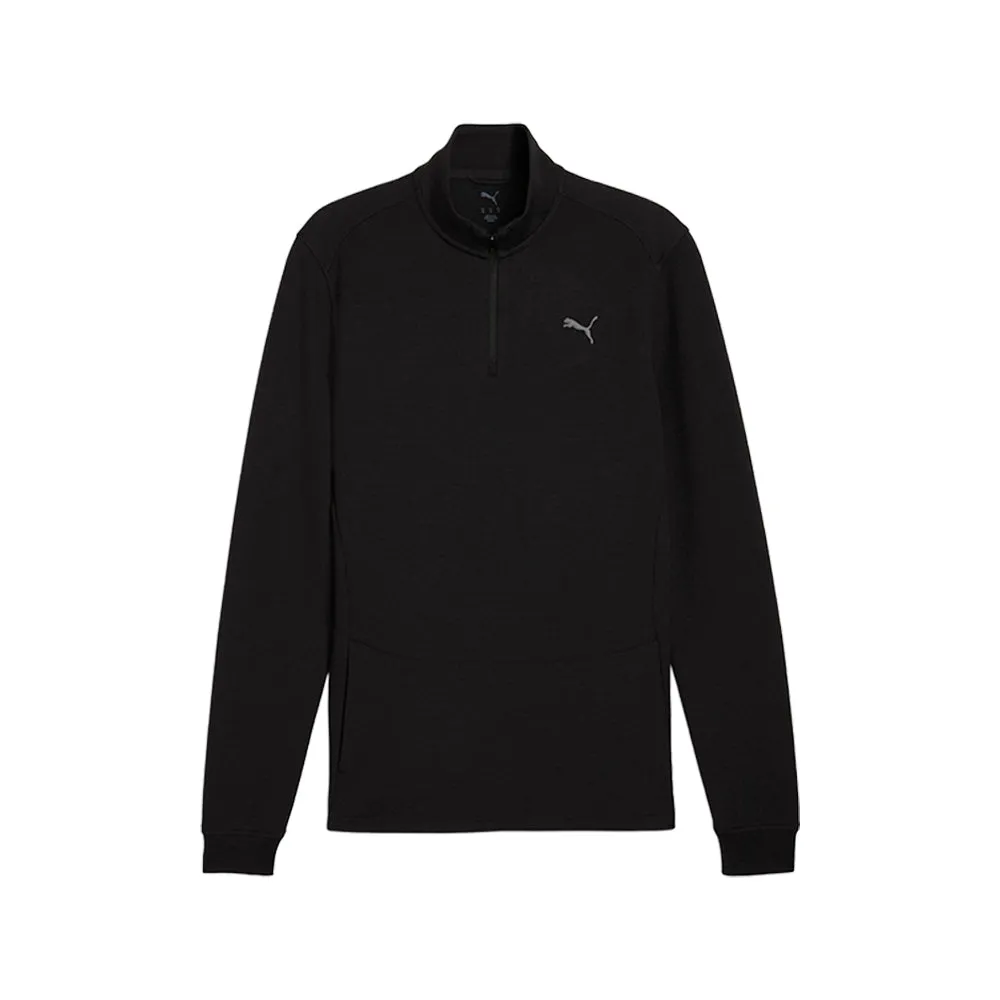 Cloudspun Collared Neck Long Sleeve Quarter Zip Sweater sold by Shoebacca