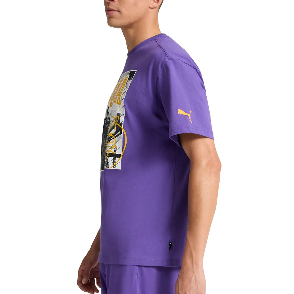 PUMA HOOPS X ENERGY Crew Neck Short Sleeve T-Shirt sold by Shoebacca product image thumbnail 5