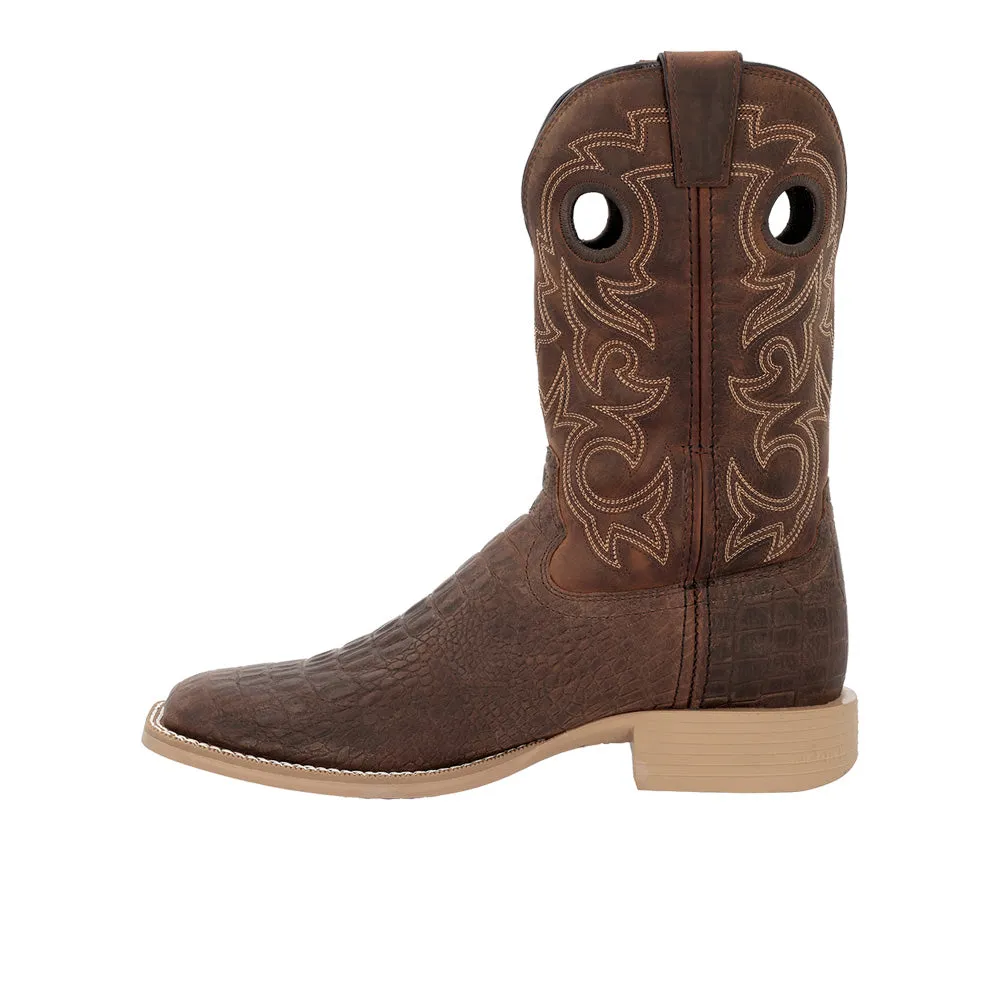Durango Shyloh Crocodile Print Square Toe Cowboy Boots sold by Shoebacca product image thumbnail 3