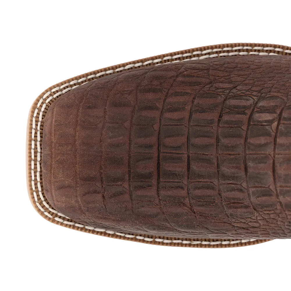 Durango Shyloh Crocodile Print Square Toe Cowboy Boots sold by Shoebacca product image thumbnail 4