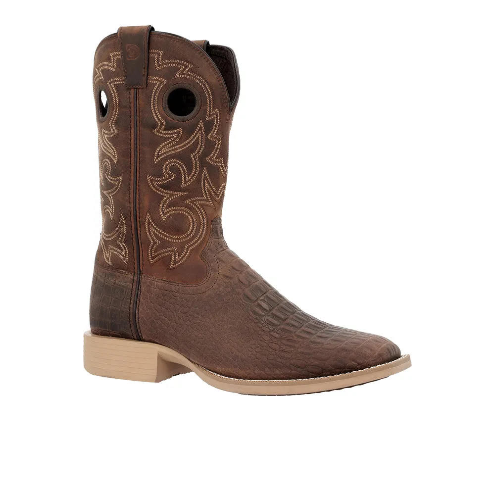 Durango Shyloh Crocodile Print Square Toe Cowboy Boots sold by Shoebacca product image thumbnail 2