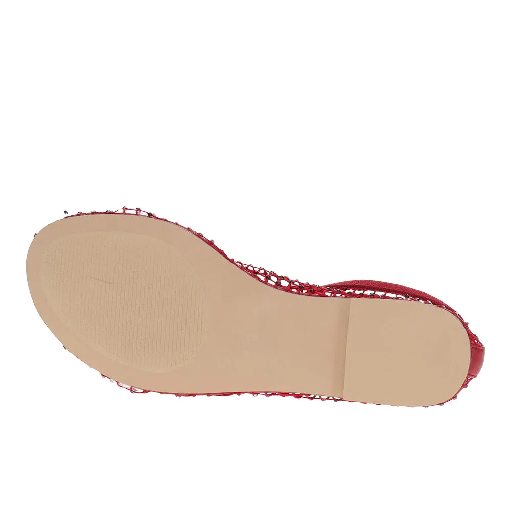 Mino Rhinestone Mesh Flats sold by Shoebacca product image thumbnail 5