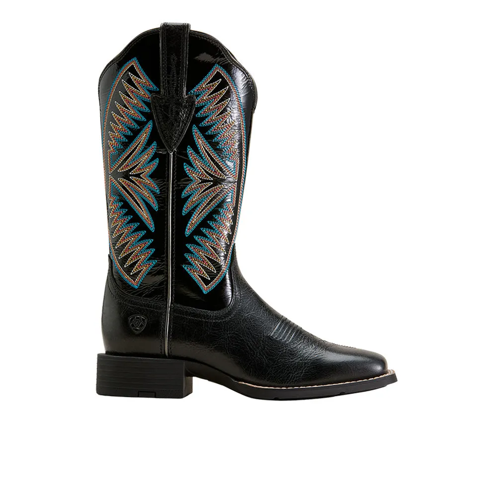 Round Up Ruidoso Wide Square Toe Pull On Cowboy Boots sold by Shoebacca