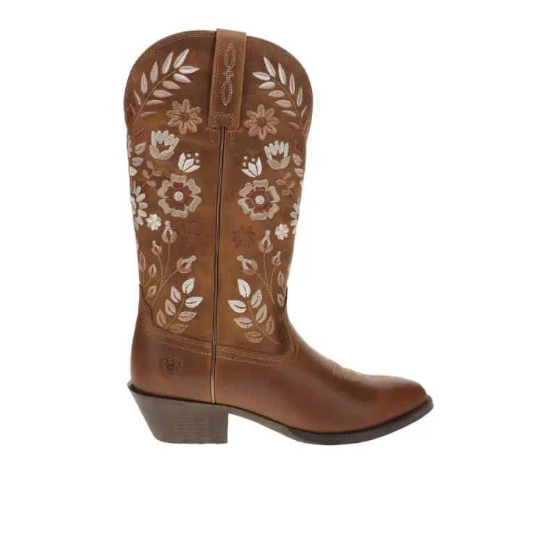 Heritage Meadow Round Toe Pull On Cowboy Boots made by Ariat