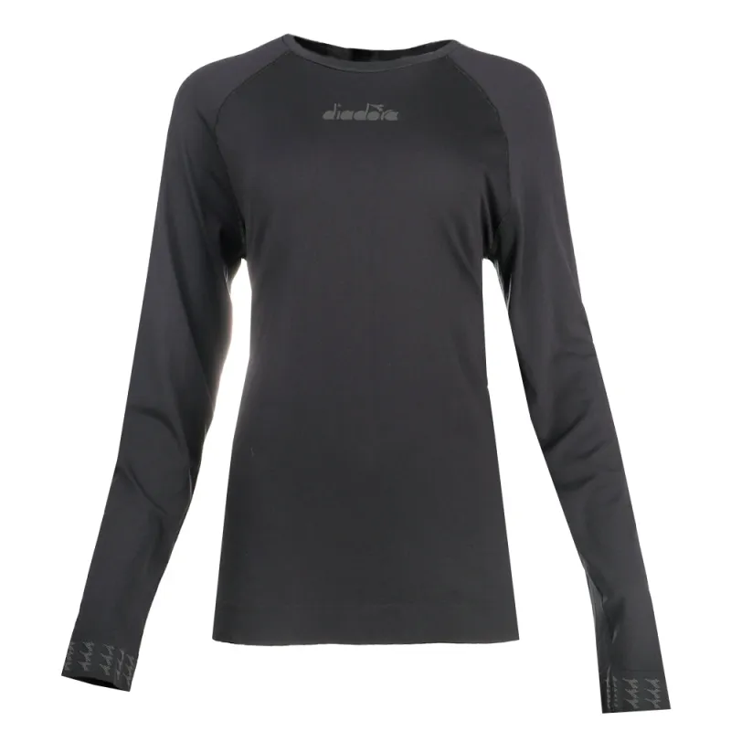 Skin Friendly Logo Crew Neck Long Sleeve Athletic T-Shirt sold by Shoebacca