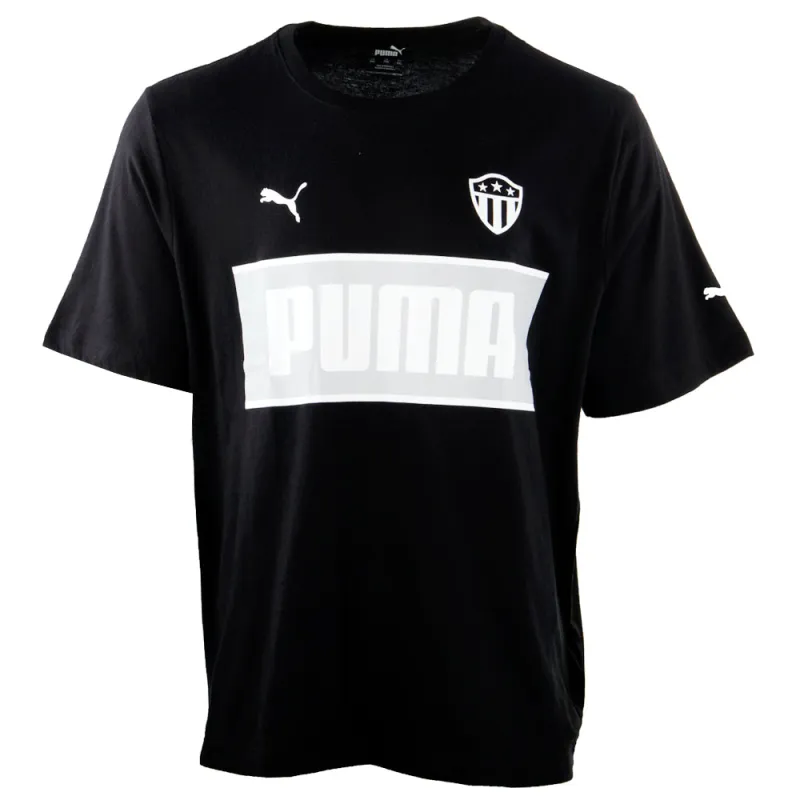 Striped Badge Crew Neck Short Sleeve T-Shirt (BT) made by Puma