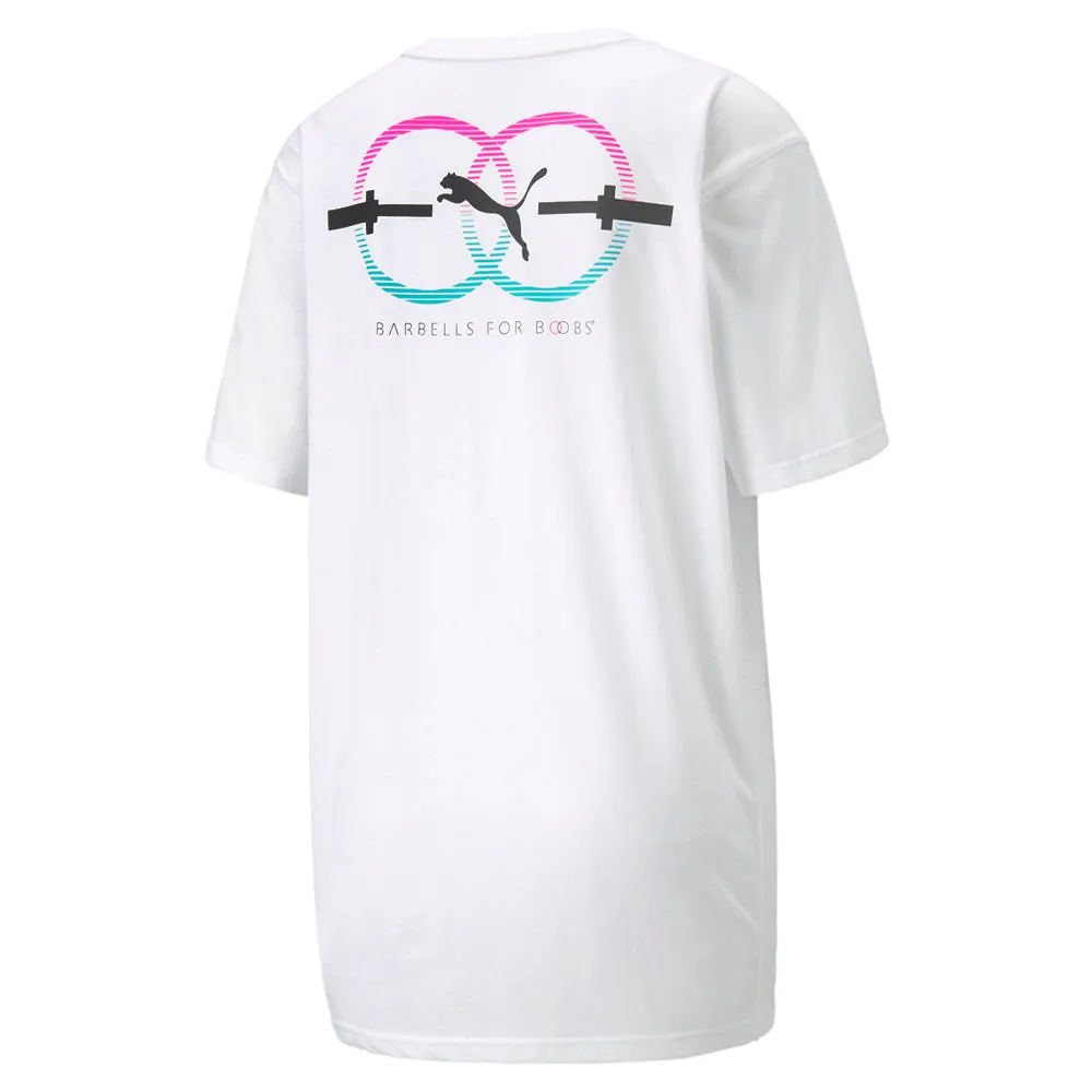 PUMA X BARBELLS FOR BOOBS Crew Neck Short Sleeve T-Shirt sold by Shoebacca product image thumbnail 2