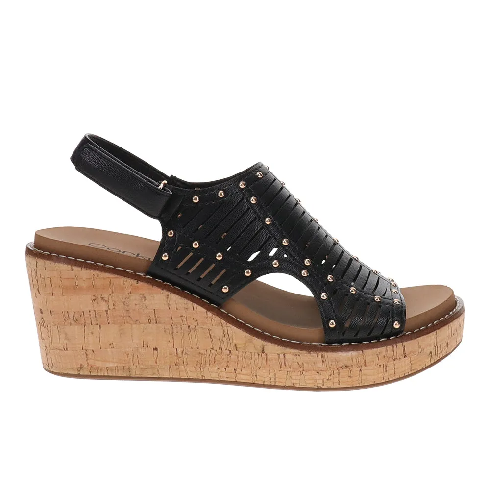 Can We Go Sling Back Wedge Sandals sold by Shoebacca