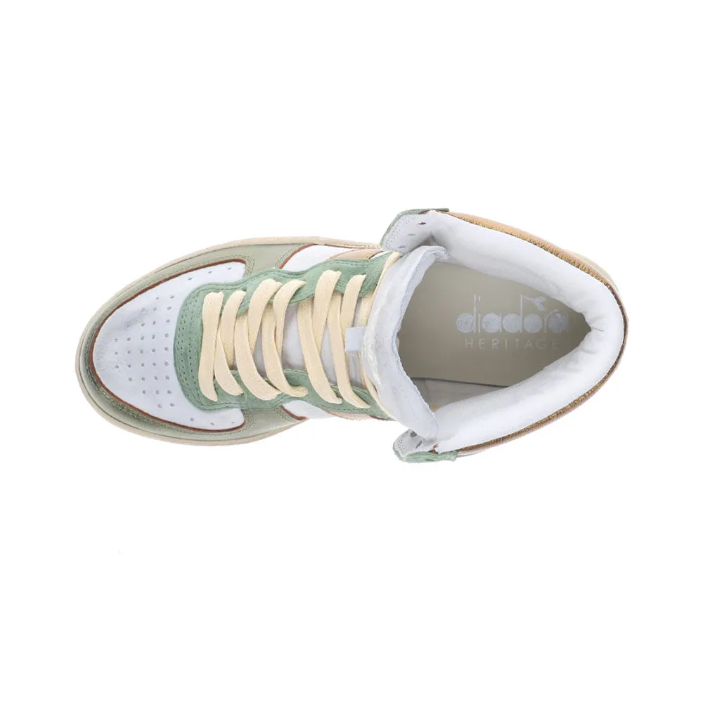 Mi Basket Low Metal Pigskin Used Lace Up Sneakers sold by Shoebacca product image thumbnail 4