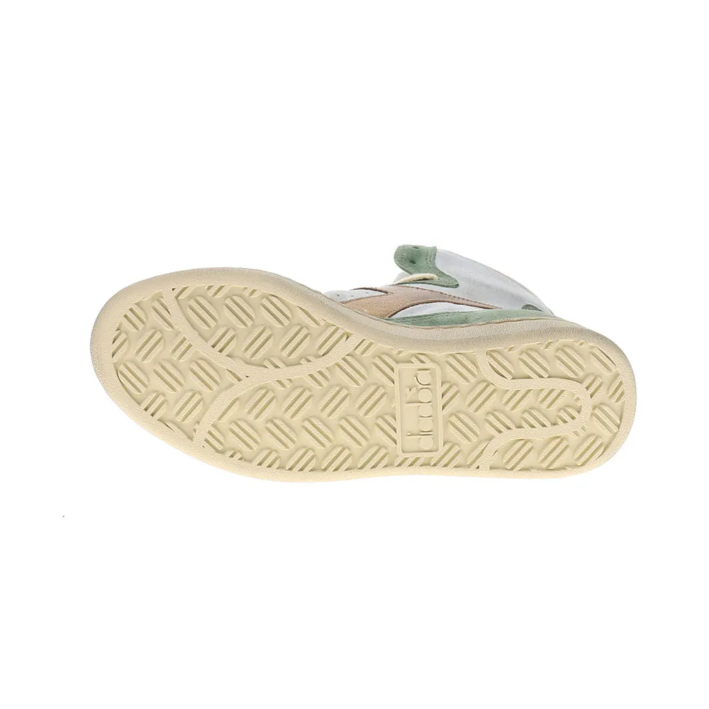 Mi Basket Low Metal Pigskin Used Lace Up Sneakers sold by Shoebacca product image thumbnail 5