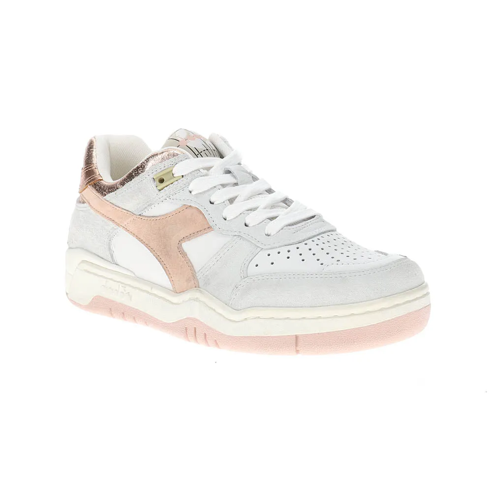 B.560 Crackle Lame Metallic Lace Up Sneakers sold by Shoebacca product image thumbnail 2