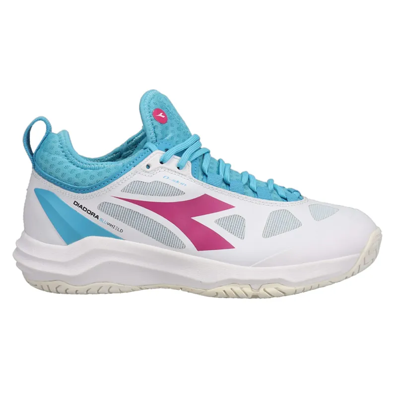 Speed Blushield Fly 3 Plus Ag Tennis Shoes made by Diadora