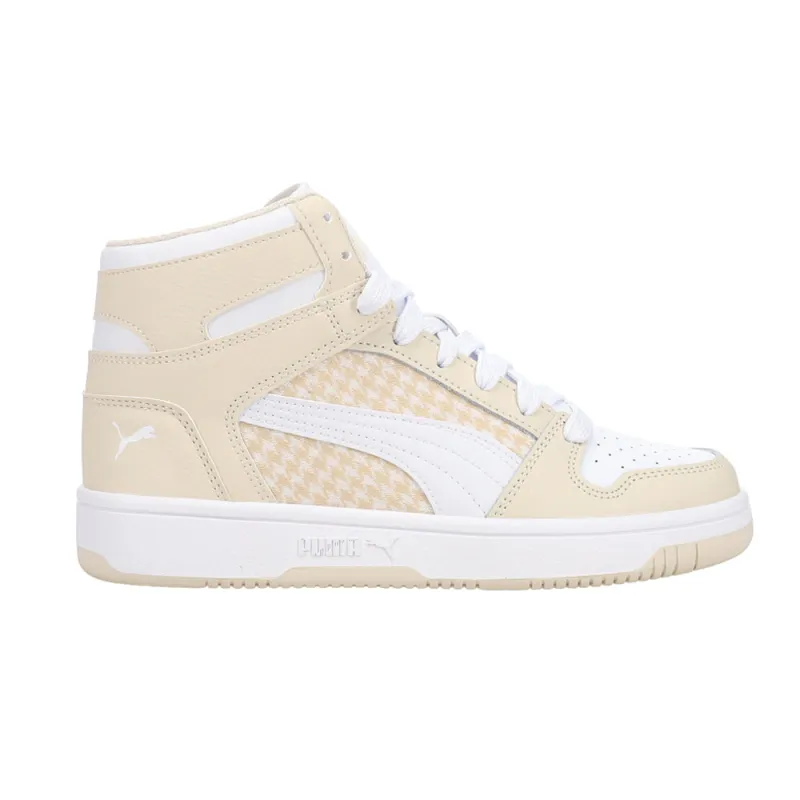 Rebound Layup Houndstooth High Top Sneakers made by Puma