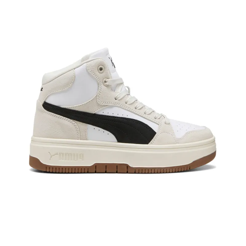 Rebound Femme Mid Suede Platform Sneakers made by Puma