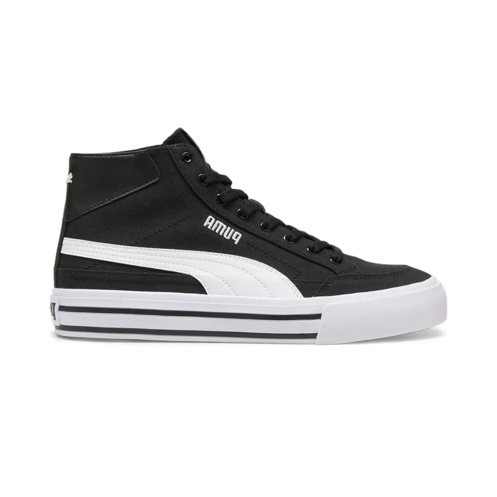 Court Classic Vulcanized Mid Formstrip Lace Up Sneakers sold by Shoebacca